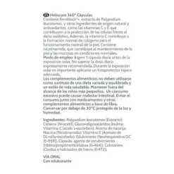 HELIOCARE Hidratantes Faciales|Corporal<360º Oral Cápsulas
