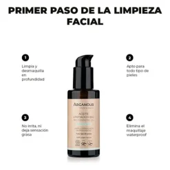 ARGANOUR Hidratantes Faciales|Cosmética Marroquí<Aceite Bio Desmaquillante