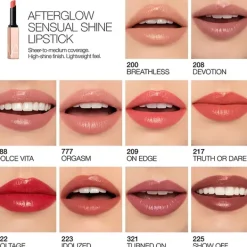 Online Afterglow Sensual Shine Lipstick Pintalabios