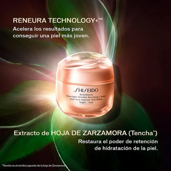 SHISEIDO Antiedad|Hidratantes Faciales<Benefiance Overnight Wrinkle Resisting Cream