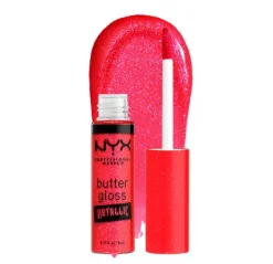 NYX PROFESSIONAL MAKE UP Gloss De Labios<Butter Gloss Metallic
