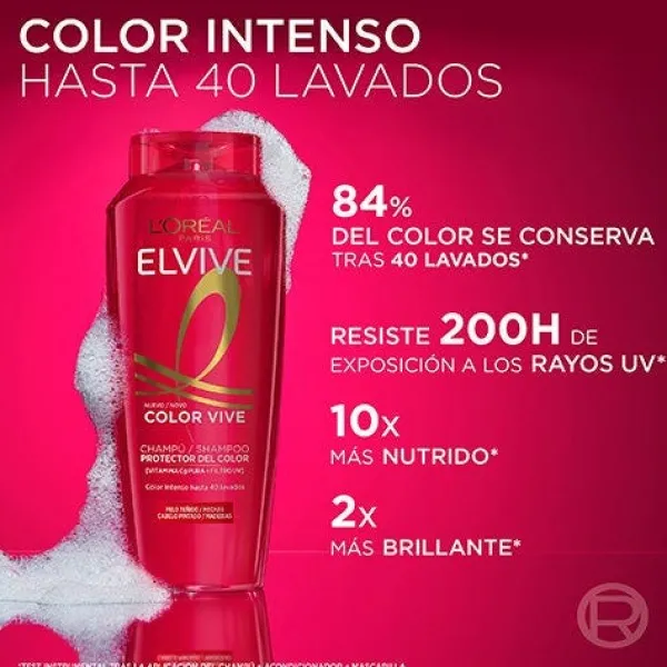 ELVIVE Hidratantes Faciales|Cabello Teñido<Champú Color Vive Protector