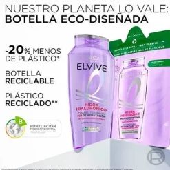ELVIVE Hidratantes Faciales|Cabello Seco<Champú Hidra Hialurónico