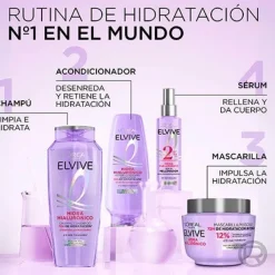 ELVIVE Hidratantes Faciales|Cabello Seco<Champú Hidra Hialurónico