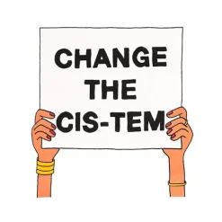 QUEENDOM Complementos<Change The Cis-Tem T-Shirt