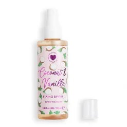 I HEART REVOLUTION Fijadores Maquillaje|Cruelty Free<Coconut & Vanilla Fixing Spray