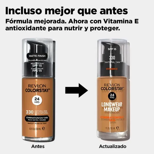 REVLON Bases De Maquillaje|Maquillaje Con Protección<Colorstay Makeup Piel Mixta/Grasa