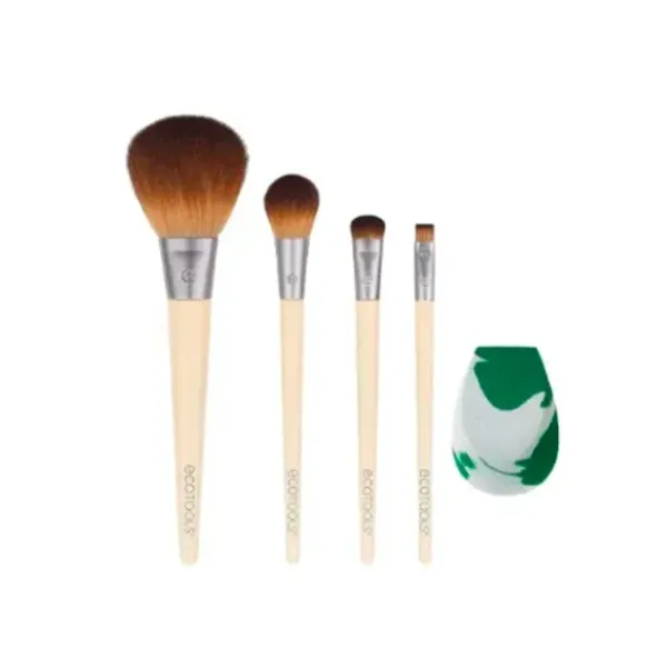 Hot Core Five Makeup Brush And Sponge Kit Brochas Y Pinceles