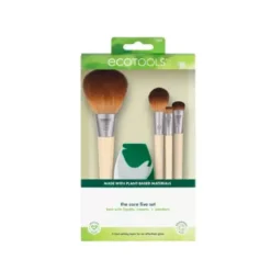 Hot Core Five Makeup Brush And Sponge Kit Brochas Y Pinceles