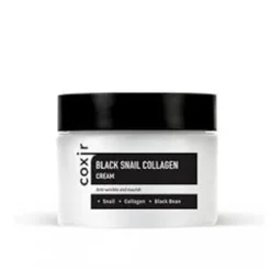COXIR Antiedad|Cosmética Coreana<Crema Colágeno Caracol Negro