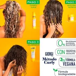 GIORGI Hidratantes Faciales|Champús<Curly Método Paso 1