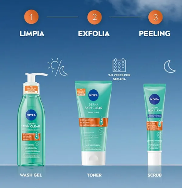 NIVEA Exfoliantes|Limpieza<Derma Skin Clear