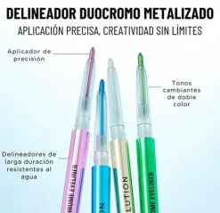 Sale Duo Chrome Eyeliner Delineadores De Ojos
