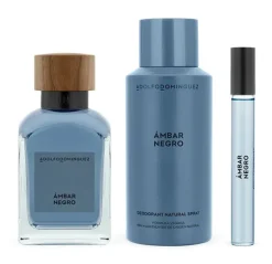 ADOLFO DOMINGUEZ Estuches Hombre|Hidratantes Faciales<Estuche Ambar Negro