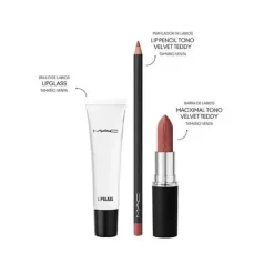 MAC COSMETICS Pintalabios|Estuches Y Sets<Estuche Claim To Fame Lip Velvet Teddy
