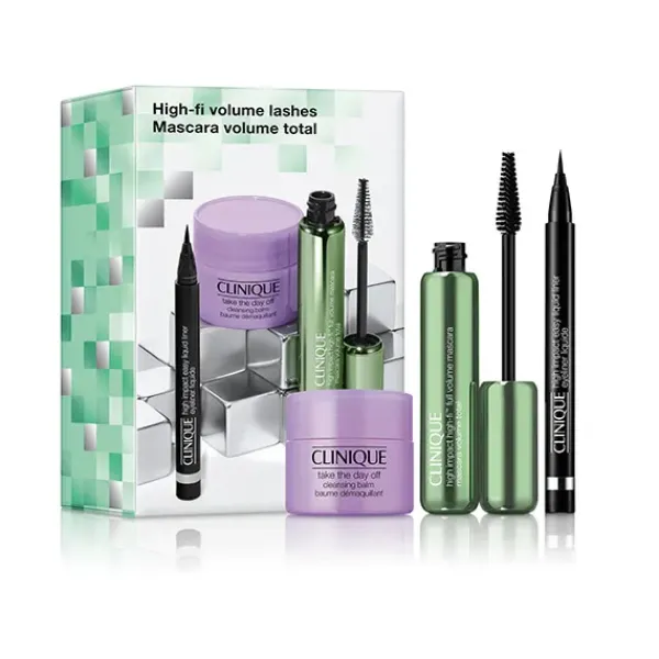 CLINIQUE Máscara De Pestañas|Hidratantes Faciales<Estuche High-Fi Volume Impact Black