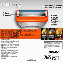 GILLETTE Hidratantes Faciales|Cargadores Y Recambios<Fusion 5