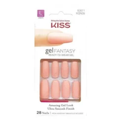 KISS Uñas Postizas<Gel Fantasy Burgundy