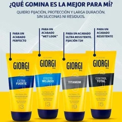 GIORGI Geles|Fijadores De Peinado<Gel Fijador 72H