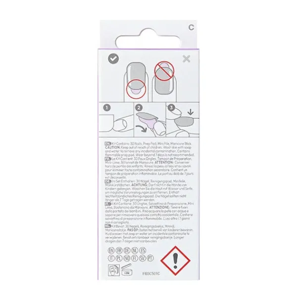 KISS Uñas Postizas|Pegatinas Para Uñas<Impress Color French