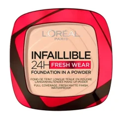 Discount Infalible 24H Foundation In A Powder Polvos De Maquillaje
