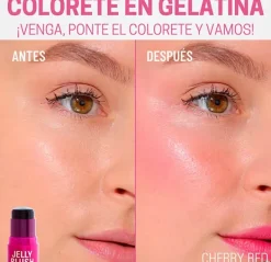 REVOLUTION Coloretes|Cruelty Free<Jelly Blush Lip & Cheek Stain