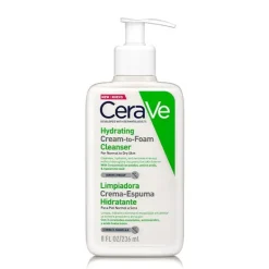 CERAVE Espuma Limpiadora Facial|Hidratantes Faciales<Limpiadora Crema-Espuma Hidratante 236ML
