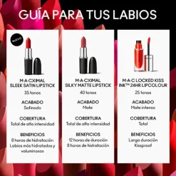 New M·A·Cximal Sleek Satin Lipstick Pintalabios