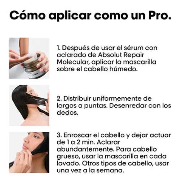L'OREAL PROFESSIONNEL Sérums|Mascarillas<Mascarilla Absolut Repair Molecular