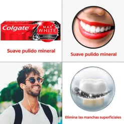 COLGATE Hidratantes Faciales|Pasta De Dientes<Max White Carbón