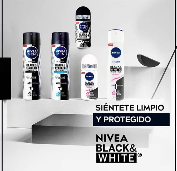 NIVEA Hidratantes Faciales|Roll On<Men Black And White Invisible Original