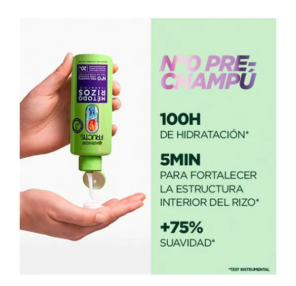 FRUCTIS Hidratantes Faciales|Cabello Rizado<Método Rizos