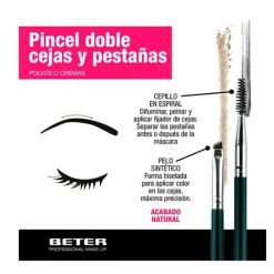 Pincel Doble Cejas + Pestañas Cejas
