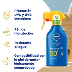 NIVEA Hidratantes Faciales|Corporales<Protege & Hidrata Spray Solar Spf 50+