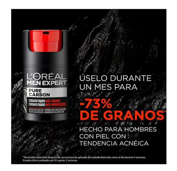 L'OREAL MEN EXPERT Hidratantes Faciales|Limpiadores Faciales<Pure Carbon