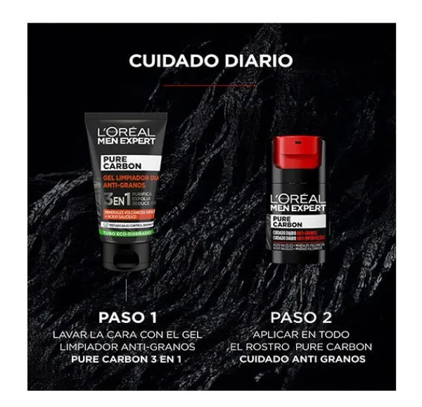 L'OREAL MEN EXPERT Hidratantes Faciales|Limpiadores Faciales<Pure Carbon