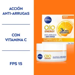 NIVEA Antiedad|Hidratantes Faciales<Q10 Plus C Anti-Arrugas + Energizante
