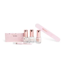 Rose Quartz French Nails Set Estuches Y Sets