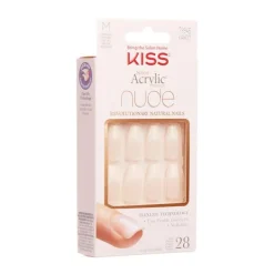KISS Uñas Postizas<Salon Acrylic Nude Nails