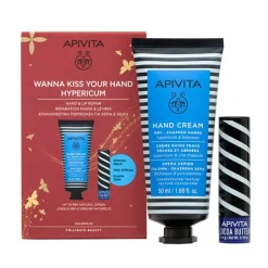 APIVITA Bálsamos Labiales|Manos<Set Wanna Kiss Your Hand Hypericum