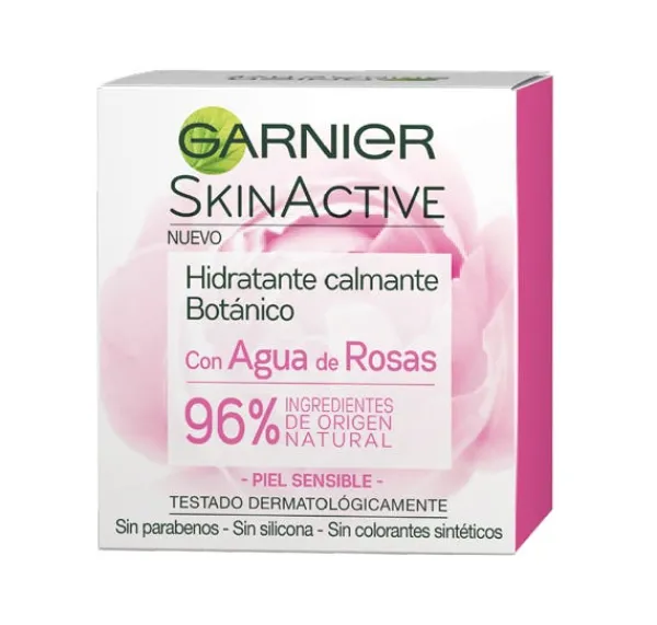 GARNIER Hidratación<Skin Active Hidratante Calmante Botanico De Día Agua De Rosas