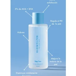 GLOWFILTER Exfoliantes|Limpieza<Step Two Balancing + Exfolianting Tonic