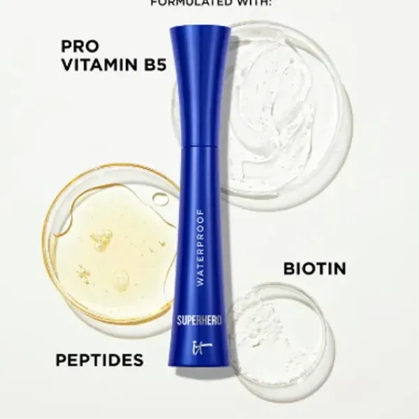 Hot Superhero Elastic Stretch Volumizing And Lengthening Waterproof Máscara De Pestañas