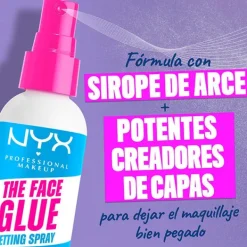 NYX PROFESSIONAL MAKE UP Fijadores Maquillaje|Hidratantes Faciales<The Face Glue Setting Spray