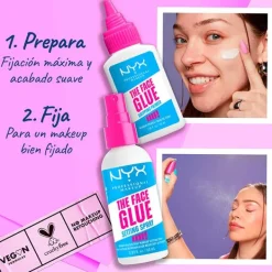 NYX PROFESSIONAL MAKE UP Fijadores Maquillaje|Hidratantes Faciales<The Face Glue Setting Spray
