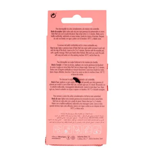 BETER NAIL CARE Quitaesmaltes<Toallitas Reutilizables Quitaesmalte Nail Care