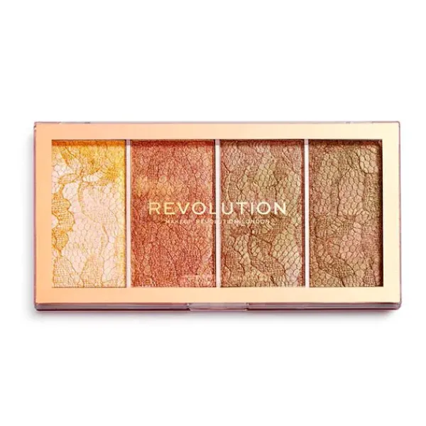 Discount Vintage Lace Highlighter Palette Iluminadores Maquillaje