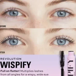 REVOLUTION Máscara De Pestañas|Cruelty Free<Wispify False Lash Mascara